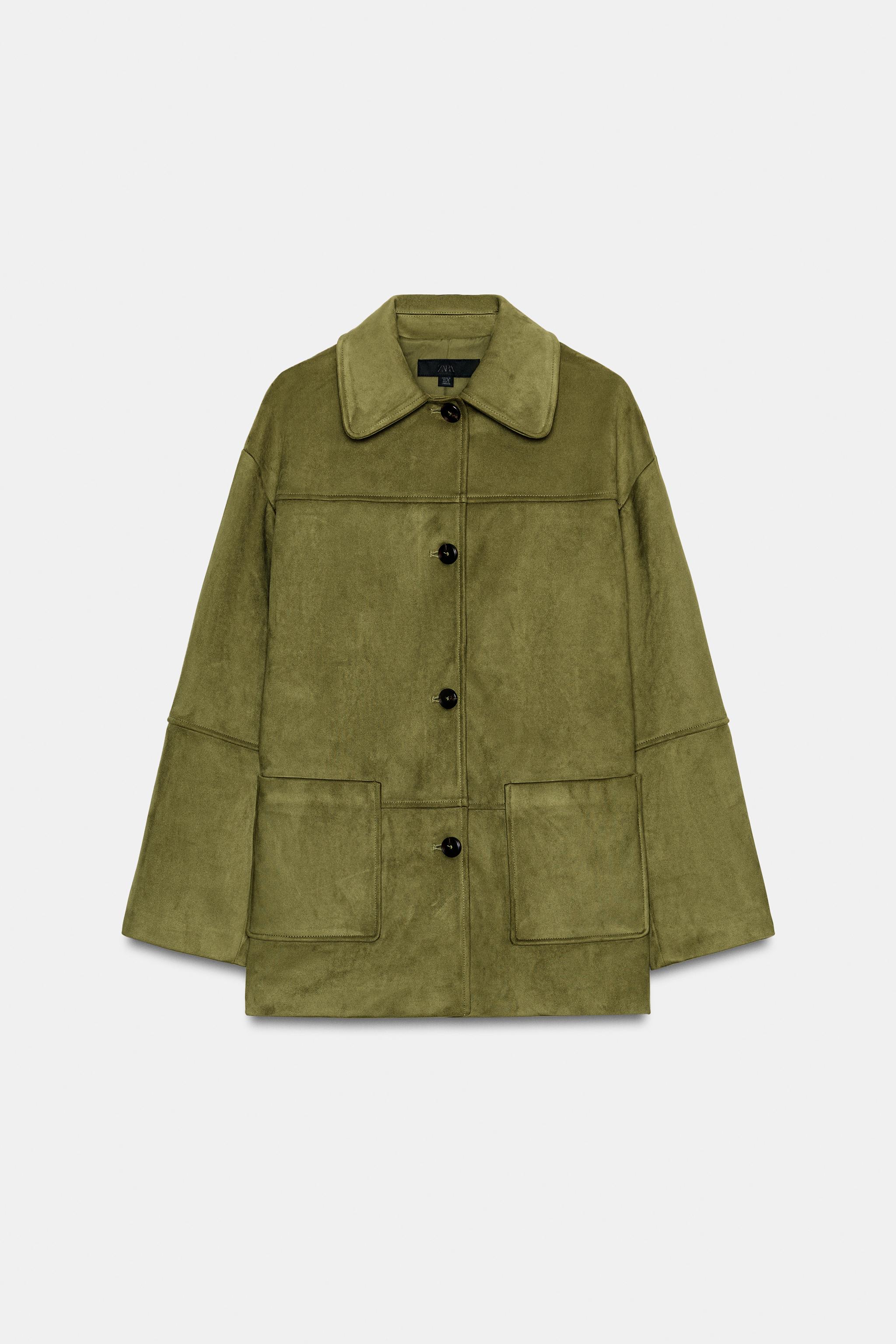 MANTEAU EFFET DAIM